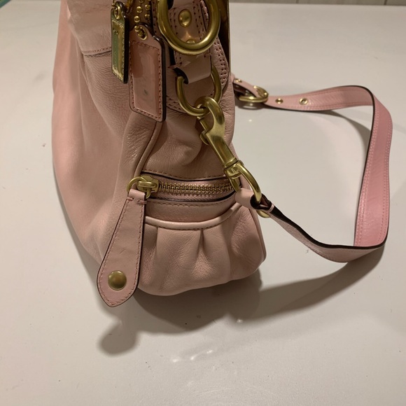 Coach pink leather bag great shape - Picture 6 of 8